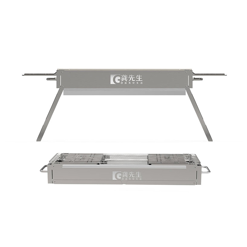 Buiten picknick large 304 roestvrijstalen barbecue grill
