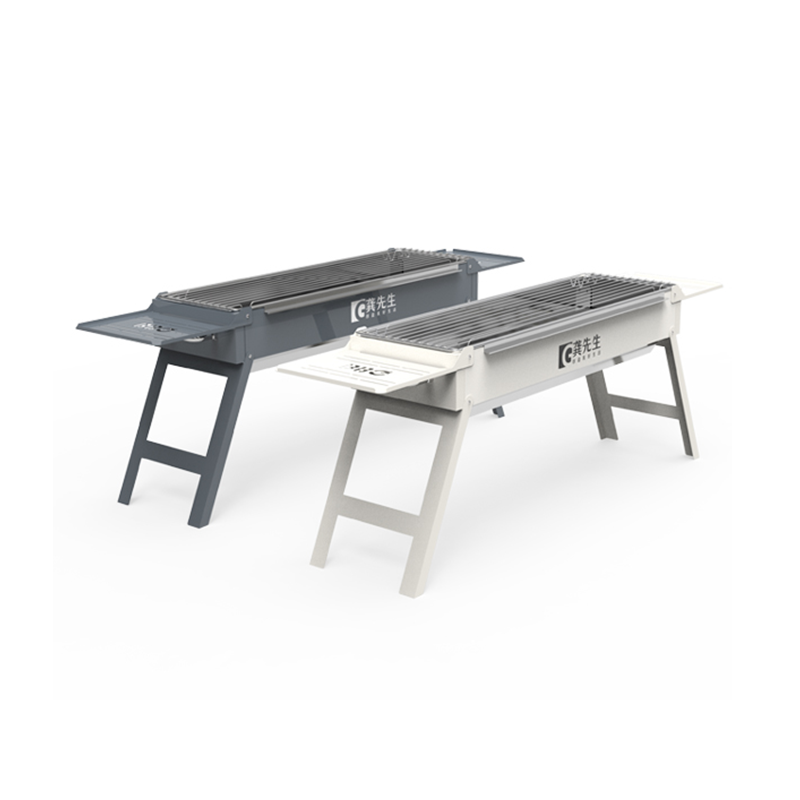 Buitenkleedbare rechthoekige barbecue grill
