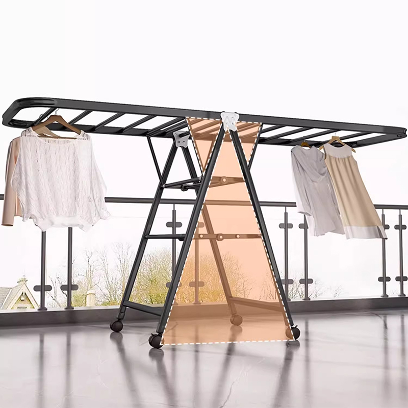 Multifunctioneel vouwkleding droogrek