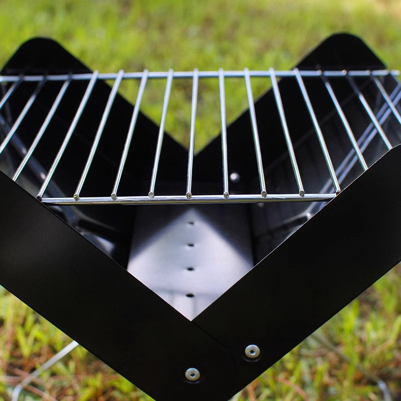 Buitenvouwen kleine barbecue grill