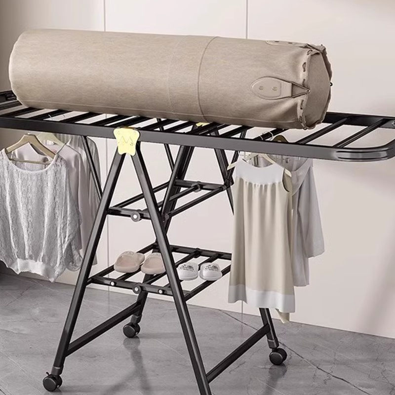 Vloer-bestaande vouwkleding droogrek Vloer-bestaande vouwkleding droogrek